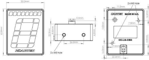 CARTEK Gear Indicator (OBD2)