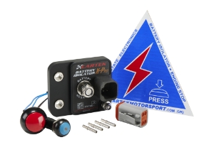 BATTERY ISOLATOR X-Pro KIT (Red Ext Button)